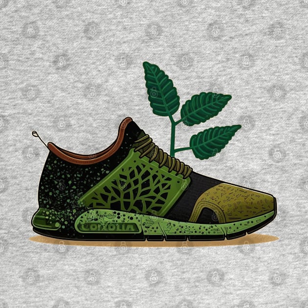 Step into Sustainability with the Green Running Sneaker by Greenbubble